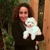 Iris and her Cockapoo puppy
